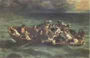Eugene Delacroix The Shipwreck of Don Juan (mk05) oil on canvas